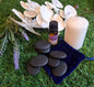 Face Massage hot stones,  set ideal for a gift for a loved one, relieves muscle, pain and tension applying heat.