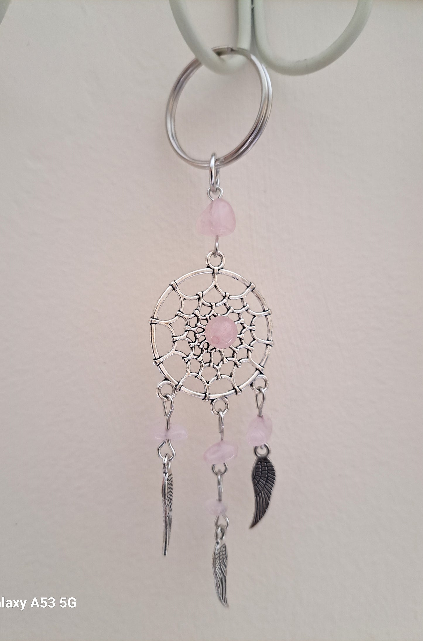 Crystal bag or keyring charm suncatcher style healing crystals