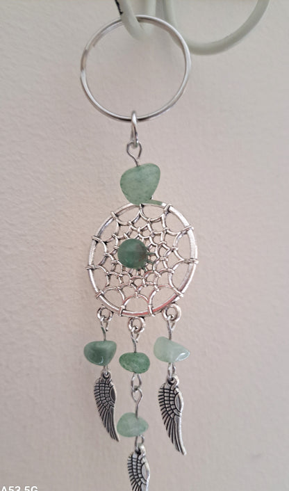 Crystal bag or keyring charm suncatcher style healing crystals